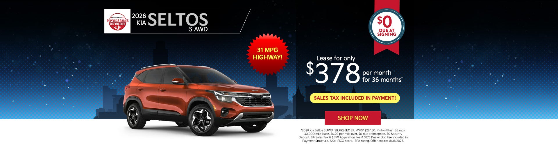 2026 Kia Seltos S All Wheel Drive