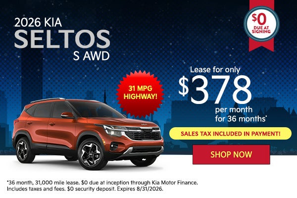 2026 Kia Seltos S All Wheel Drive