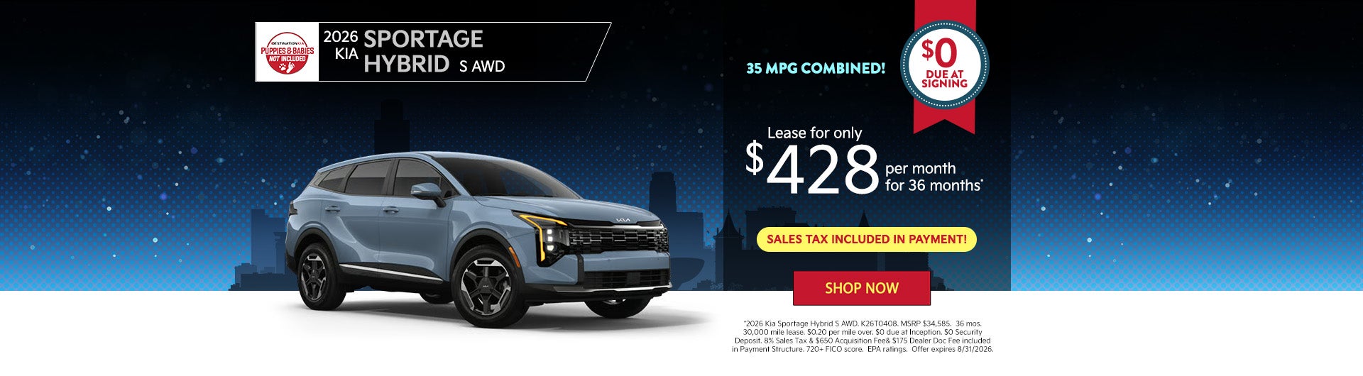 2026 Kia Sportage Hybrid S All Wheel Drive