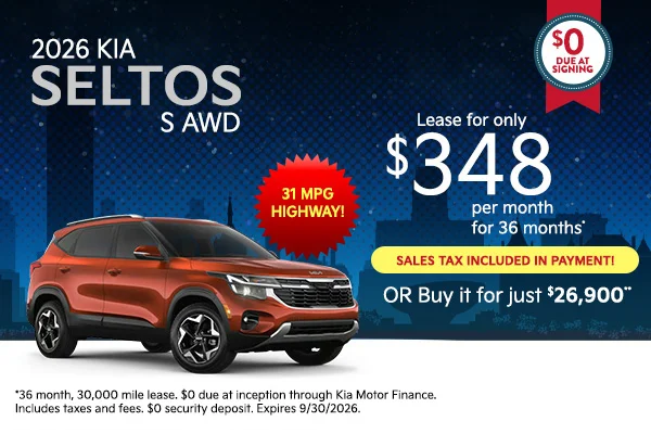 2026 Kia Seltos S AWD