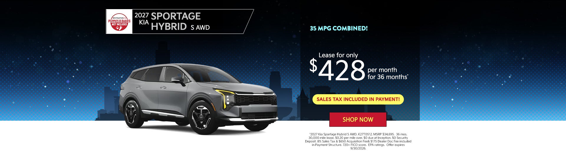 2027 Kia Sportage Hybrid S All Wheel Drive