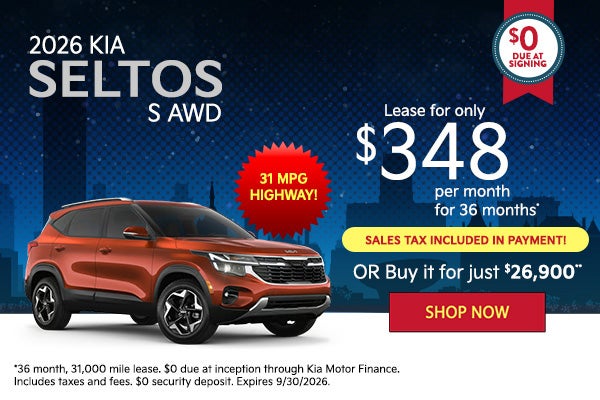 2026 Kia Seltos S All Wheel Drive