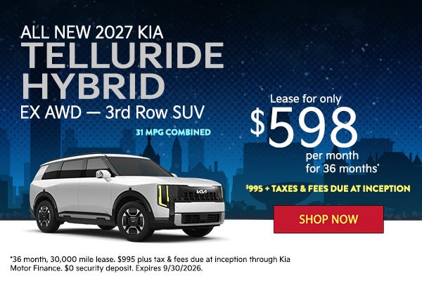 All New 2027 Kia Telluride Hybrid EX All Wheel Drive