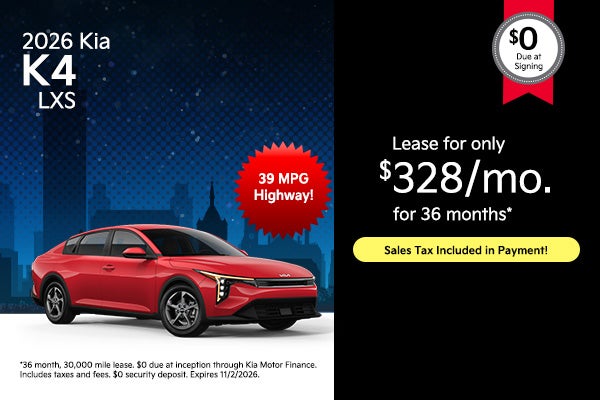 2026 Kia K4 LXS