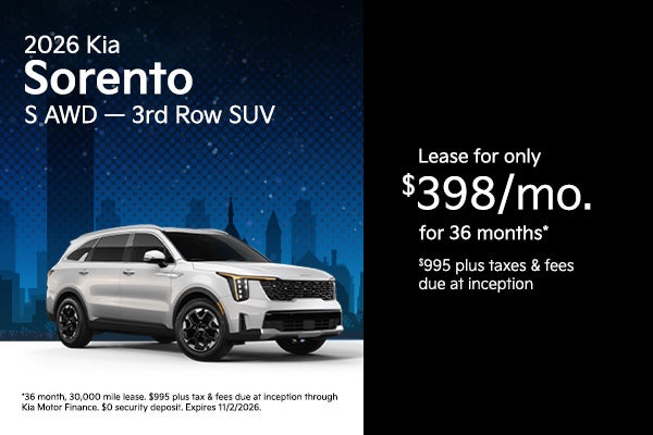 2026 Kia Sorento S AWD