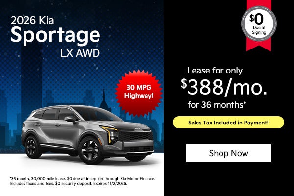 2026 Kia Sportage LX All Wheel Drive