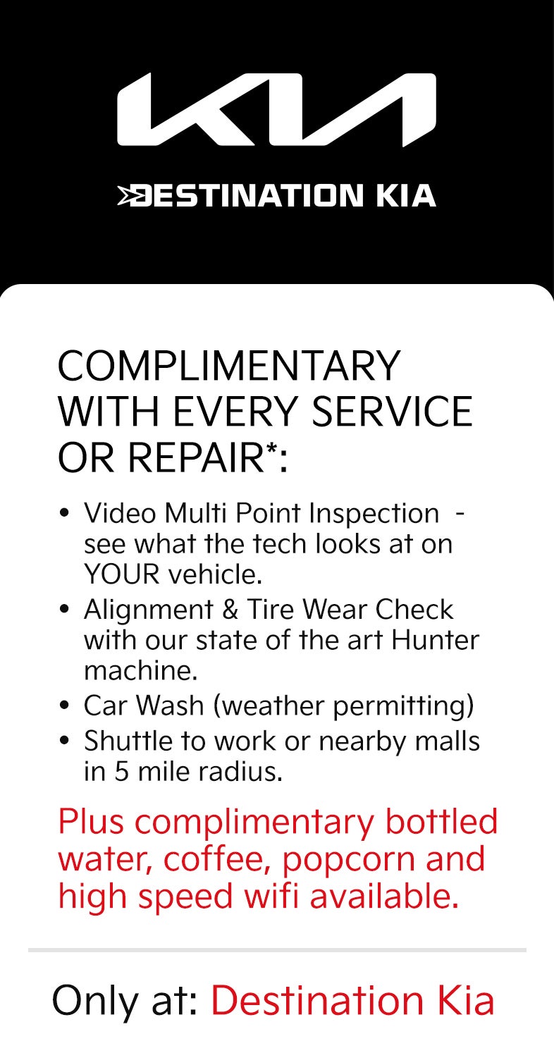 Complimentary With Every Service or Repair*